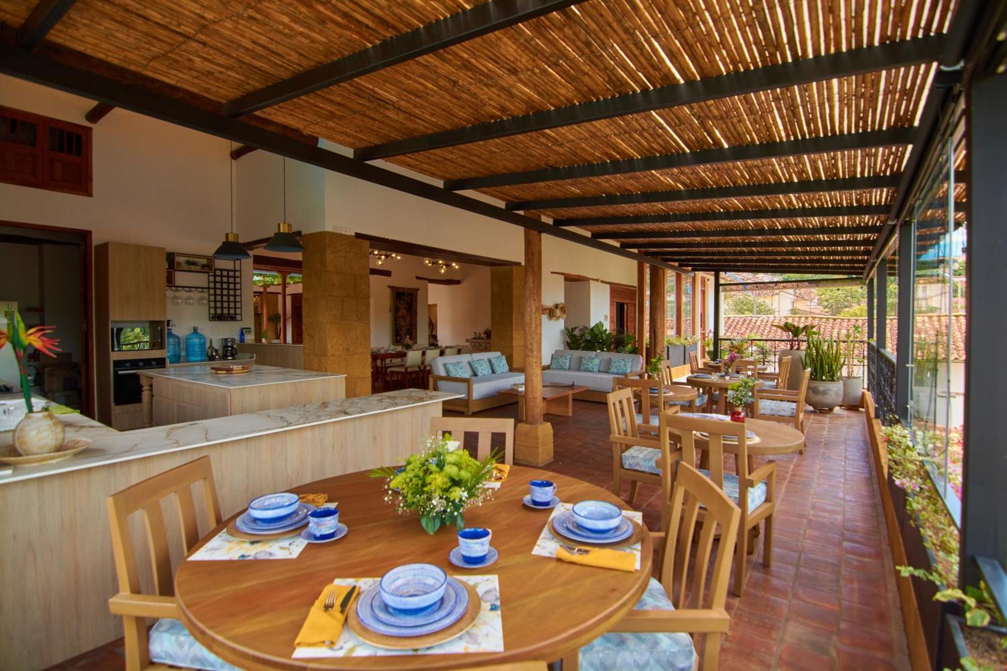 Santa Sofia Casa Boutique Hotell Barichara Eksteriør bilde
