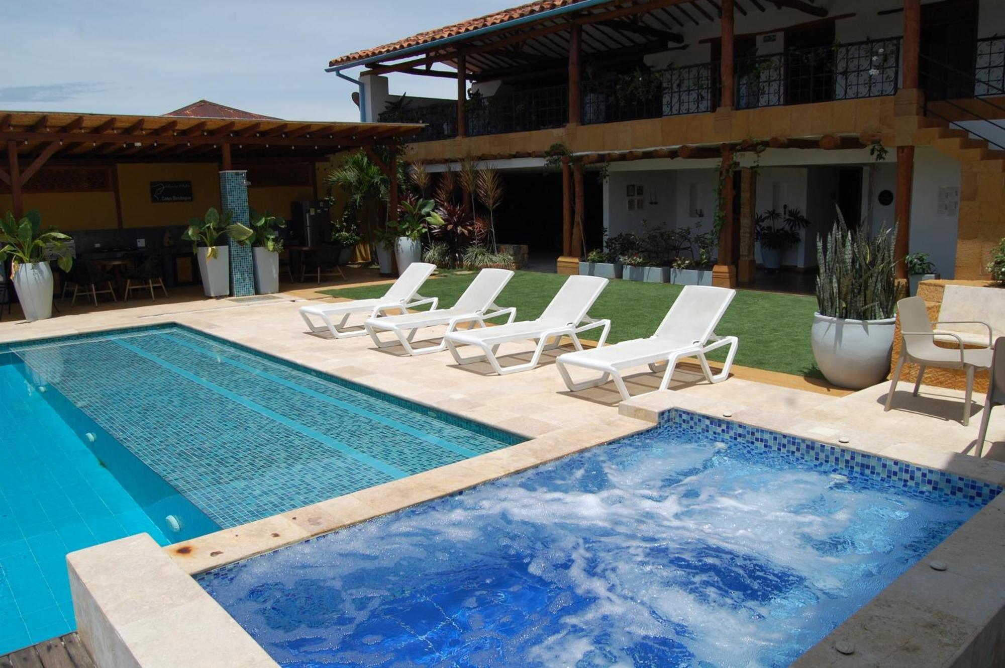 Santa Sofia Casa Boutique Hotell Barichara Eksteriør bilde
