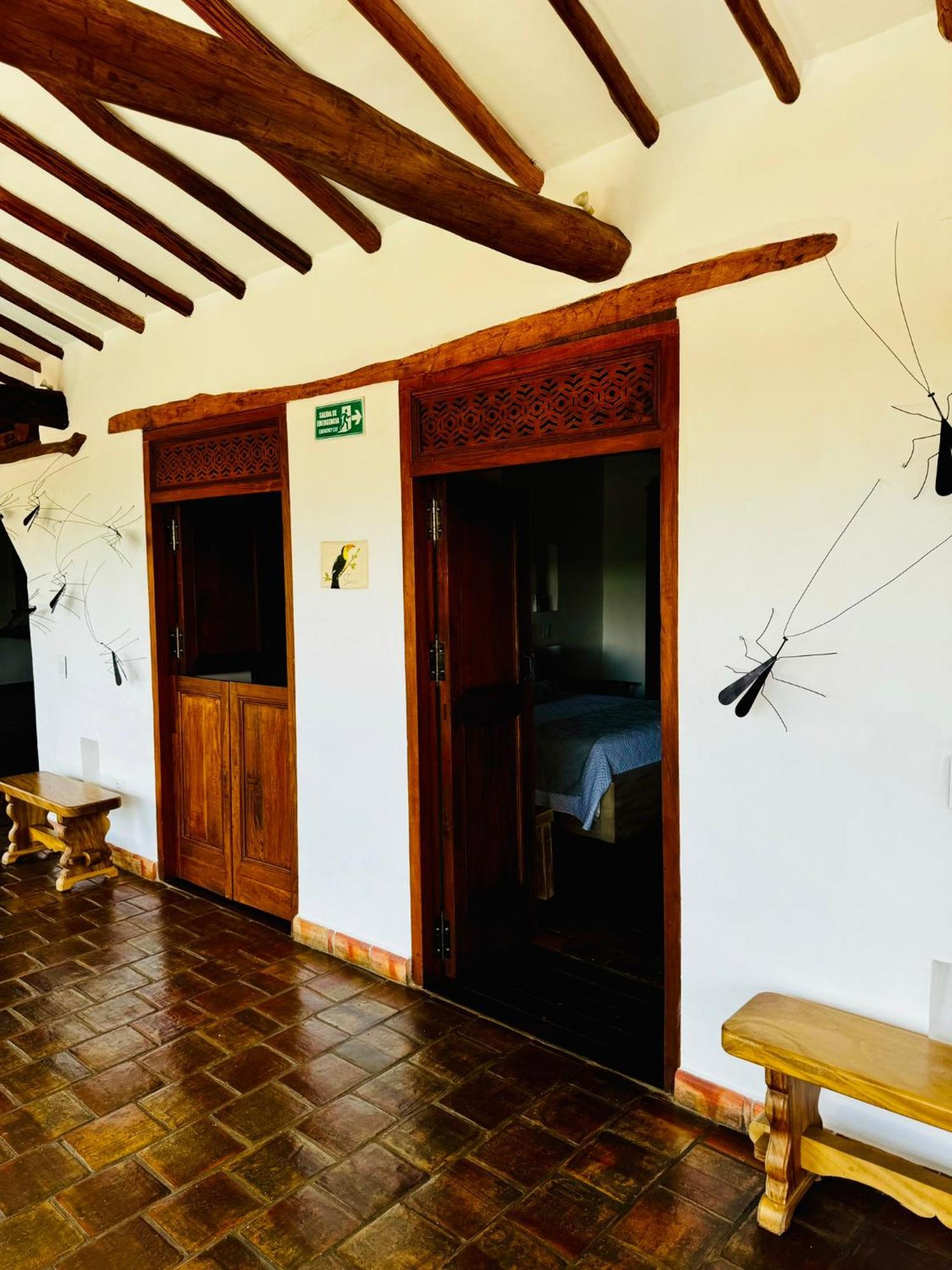 Santa Sofia Casa Boutique Hotell Barichara Eksteriør bilde