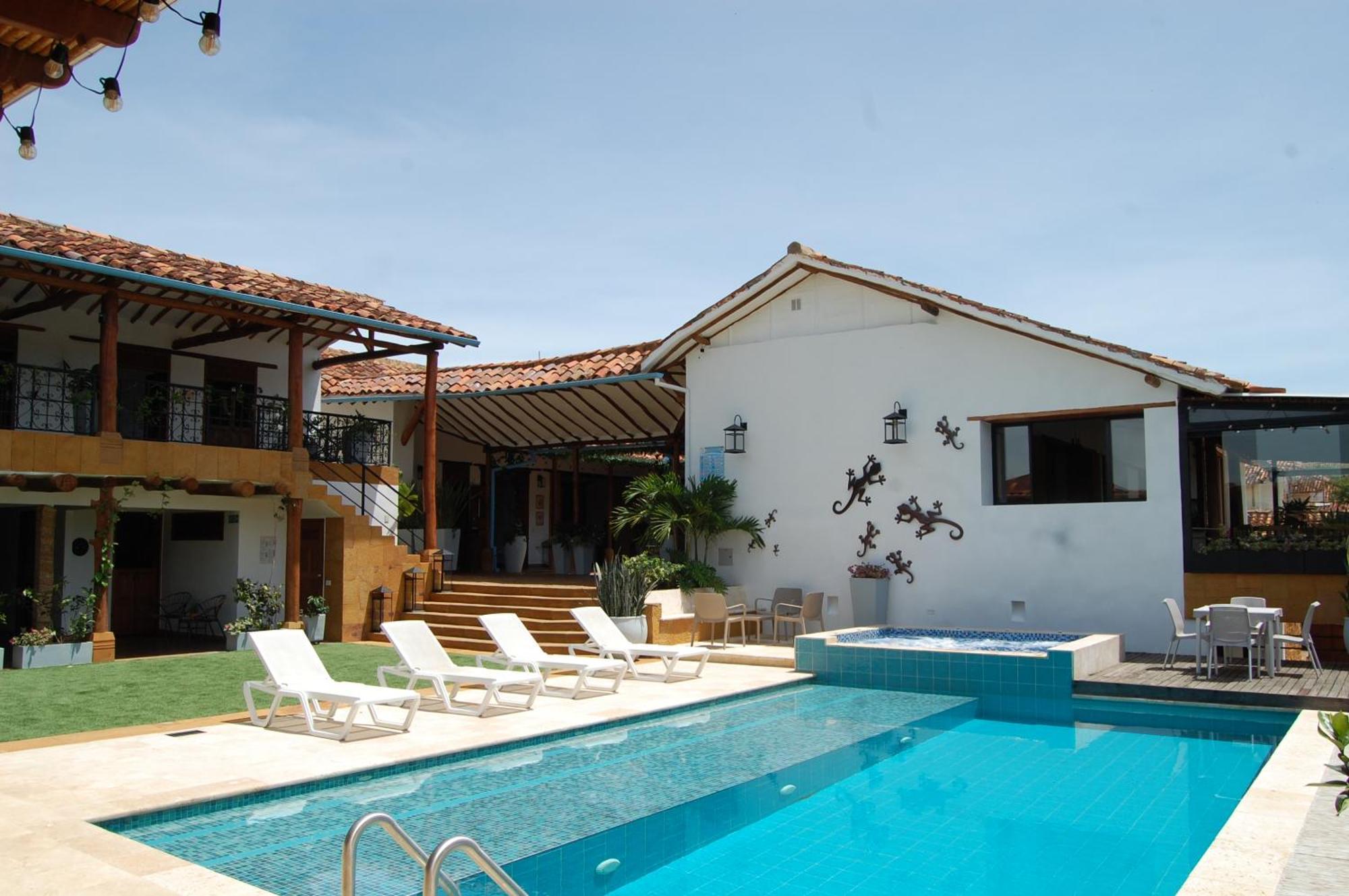 Santa Sofia Casa Boutique Hotell Barichara Eksteriør bilde