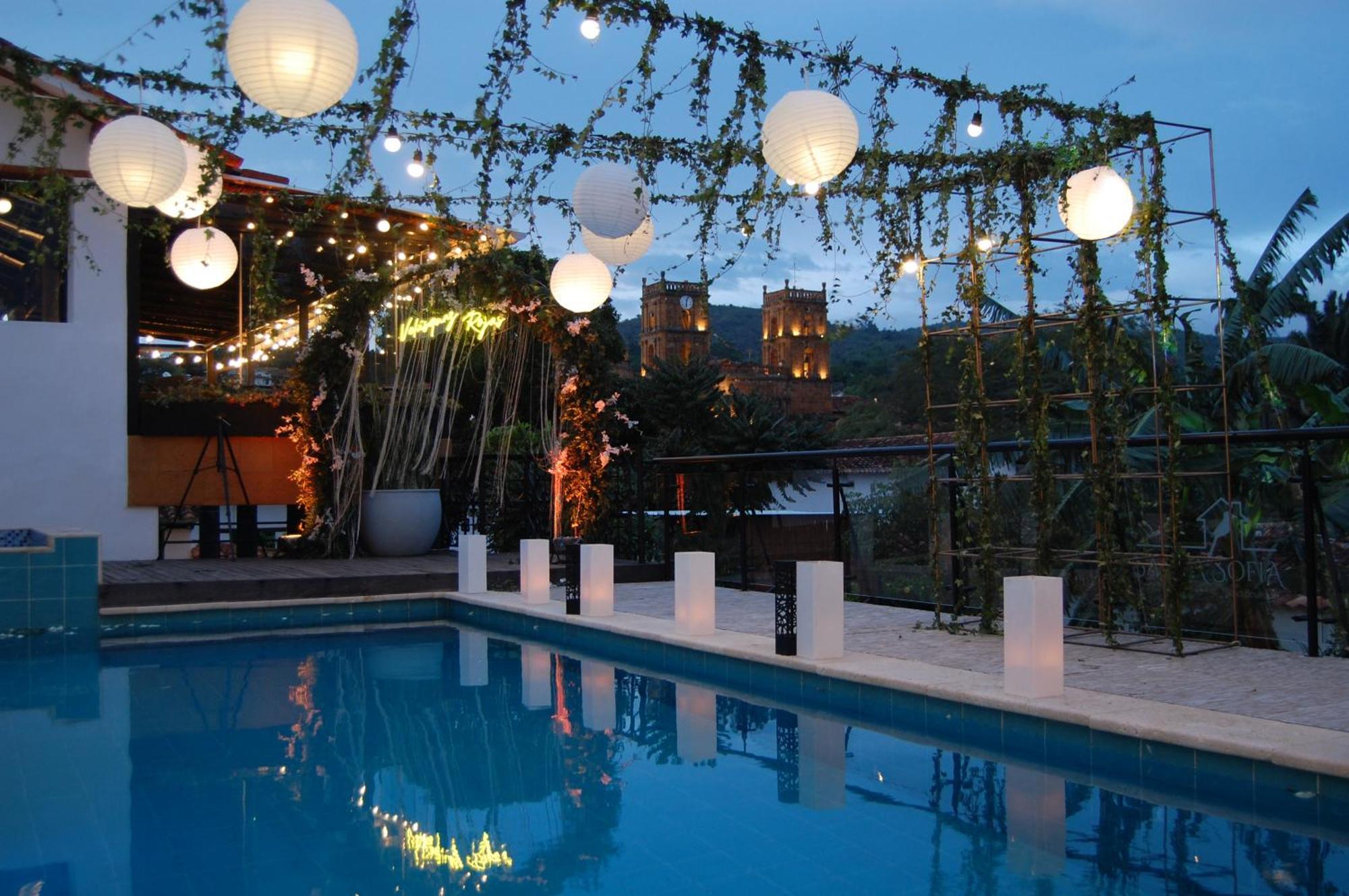 Santa Sofia Casa Boutique Hotell Barichara Eksteriør bilde
