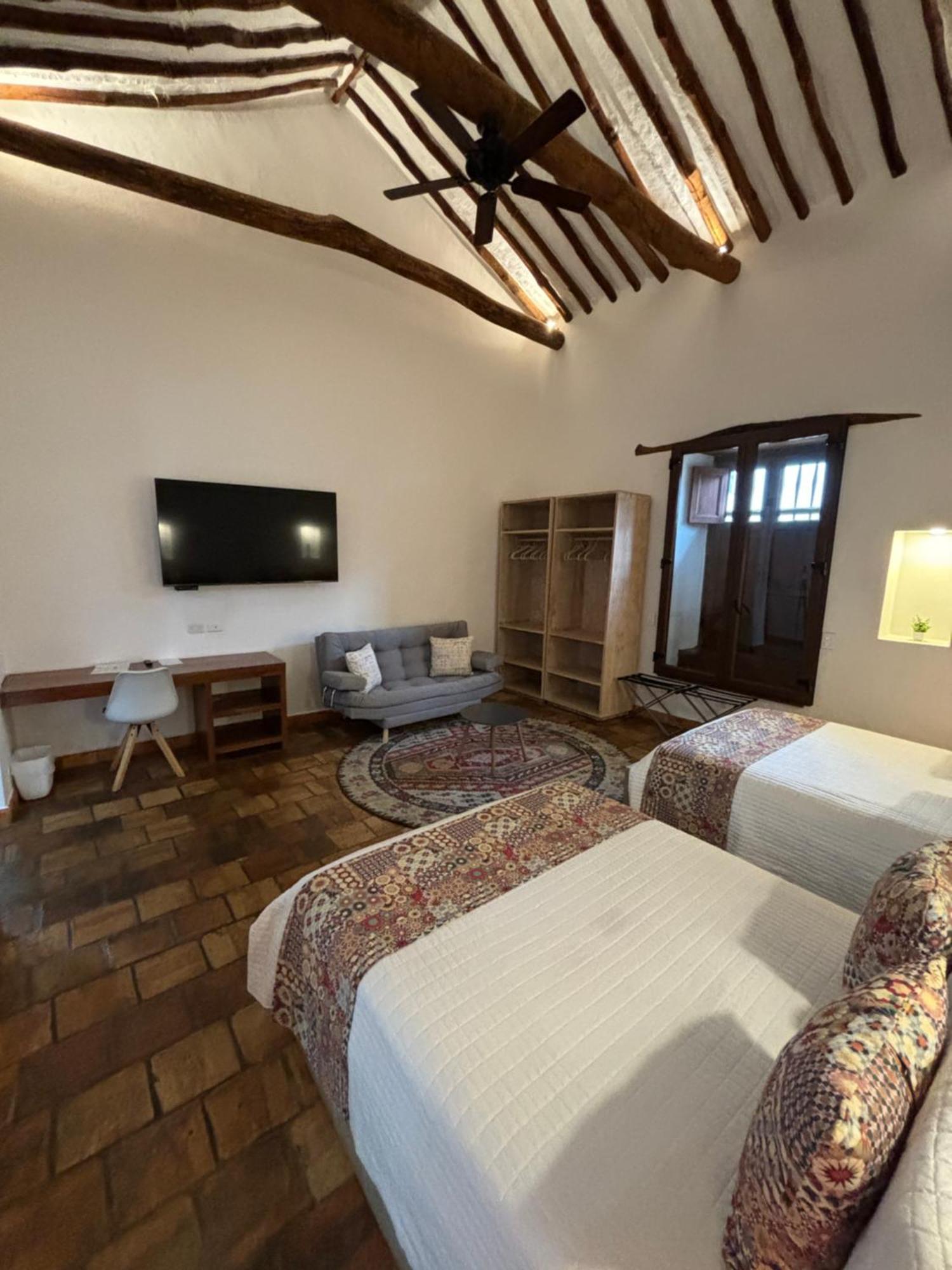 Santa Sofia Casa Boutique Hotell Barichara Eksteriør bilde