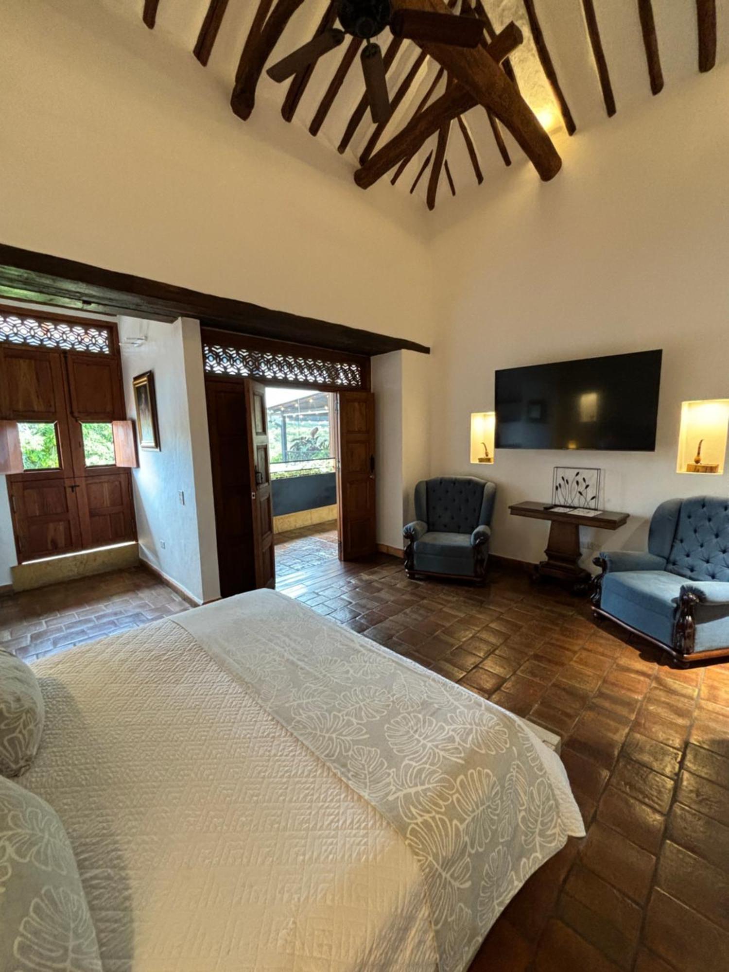 Santa Sofia Casa Boutique Hotell Barichara Eksteriør bilde